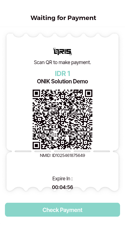 Checkout QRIS